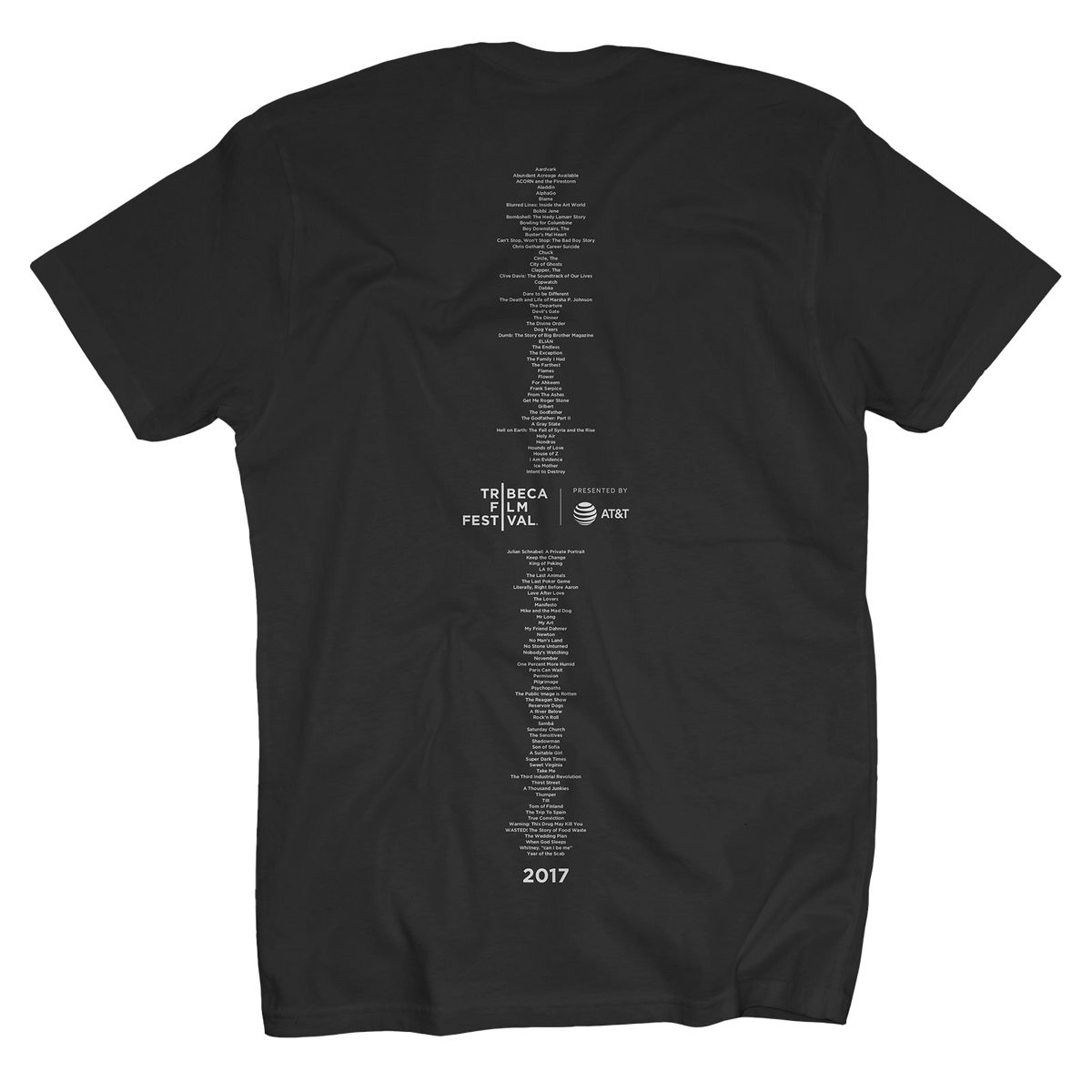 2017 FILMS BLACK T-SHIRT