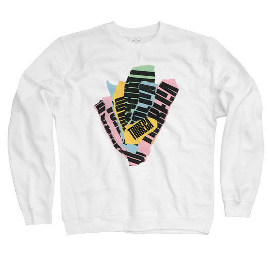 2018 TEAR CREWNECK ON WHITE