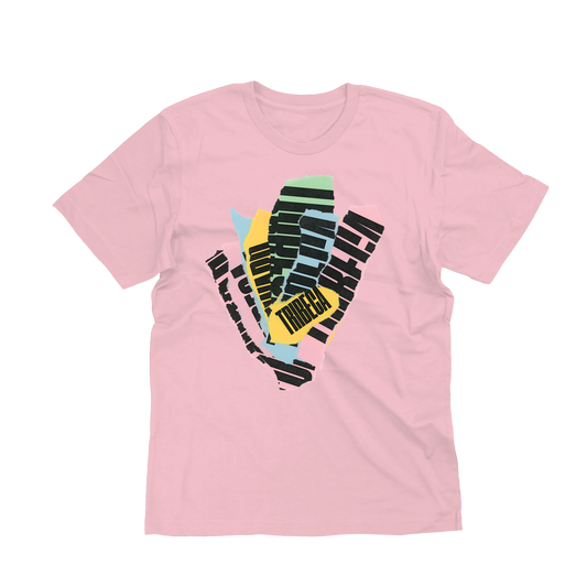 2018 TEAR ON PINK T-SHIRT