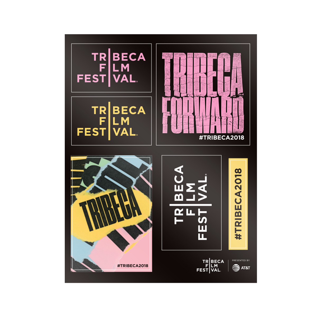 2018 TRIBECA FORWARD STICKER SHEET