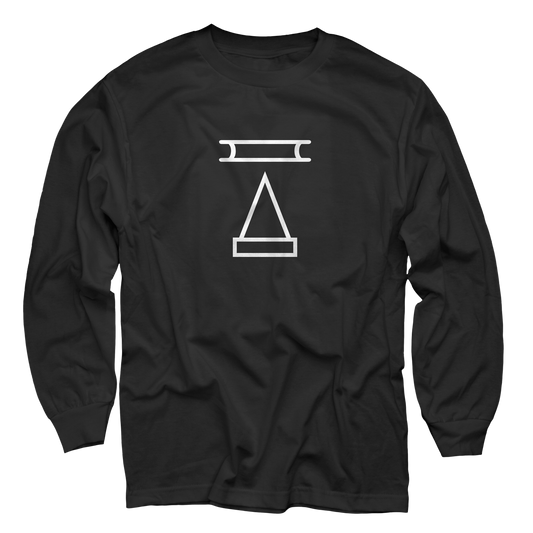 2019 HIEROGLYPHIC ON BLACK LONGSLEEVE