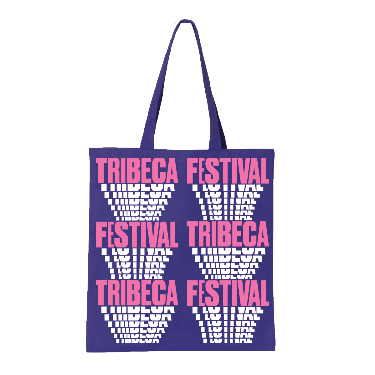 2023 PURPLE AND PINK TOTE BAG