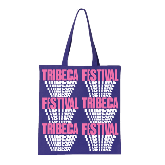 2023 PURPLE AND PINK TOTE BAG