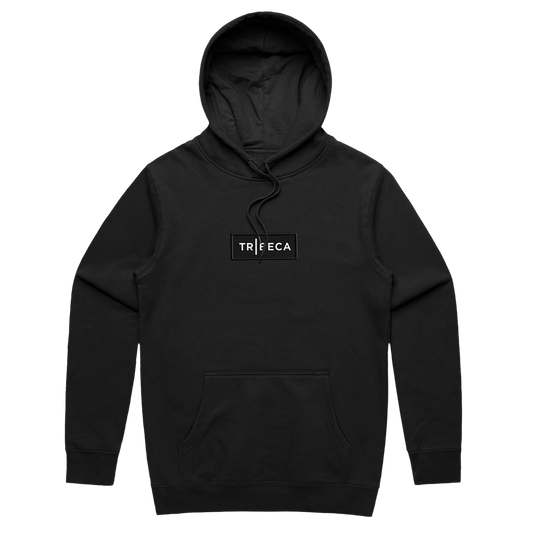 BLACK PULLOVER SWEATSHIRT